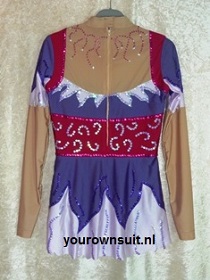 achterkant paars ritmisch gympakje_rhythmic gymnastic leotard