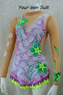 voorkant acrogympak_Suit for Acrobatic Gym_jurk van Kant_Lace dress