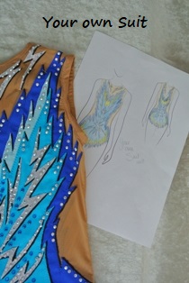 Rhythmic gymnastic leotard, Ritmisch gym pakje