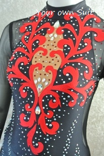 Rhythmic gymnastic leotard, Ritmisch gym pakje