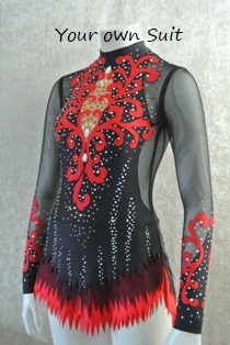 Rhythmic gymnastic leotard, Ritmisch gym pakje