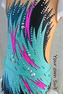 Rhythmic gymnastic leotard, Ritmisch gym pakje