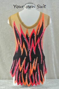 Rhythmic gymnastic leotard, Ritmisch gym pakje