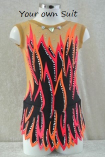 Rhythmic gymnastic leotard, Ritmisch gym pakje