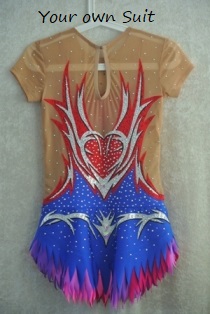 Rhythmic gymnastic leotard, Ritmisch gym pakje