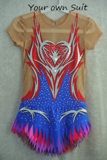 Rhythmic gymnastic leotard, Ritmisch gym pakje