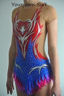 Rhythmic gymnastic leotard, Ritmisch gym pakje