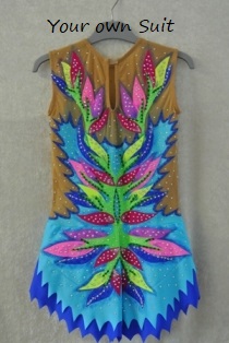 Rhythmic gymnastic leotard, Ritmisch gym pakje