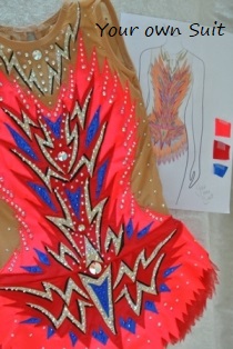 Rhythmic gymnastic leotard, Ritmisch gym pakje