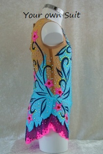 Rhythmic gymnastic leotard, Ritmisch gym pakje