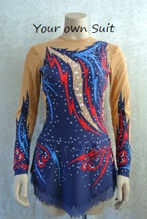 Rhythmic gymnastic leotard, Ritmisch gym pakje