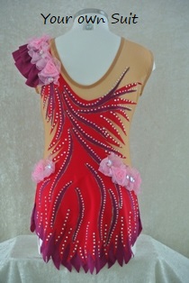 Rhythmic gymnastic leotard, Ritmisch gym pakje, rg pakje