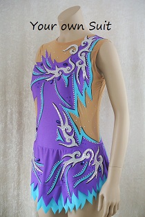 Rhythmic gymnastic leotard, Ritmisch gym pakje, rg pakje