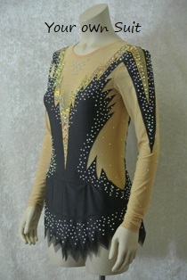 Rhythmic gymnastic leotard, Ritmisch gym pakje, rg pakje