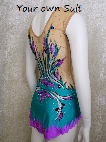 Rhythmic gymnastic leotard, Ritmisch gym pakje, rg pakje