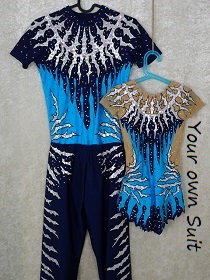 acro leotard; Acrobatic gymsuit, Acrobatic gymnastic leotard, acrogym pakje met rokje, acrogym leotard